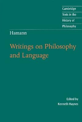 Hamann: Writings on Philosophy and Language Paperback Cambridge University Press