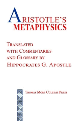 Aristotle's Metaphysics Paperback Thomas More College Press