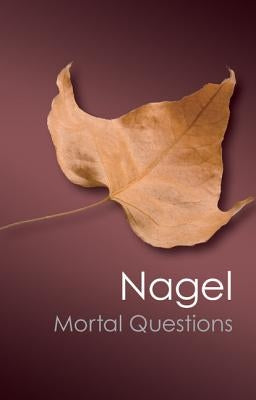 Cover of Mortal Questions by Canto Classics, published by Cambridge University Press, featuring a scholarly book design with text and artwork.
