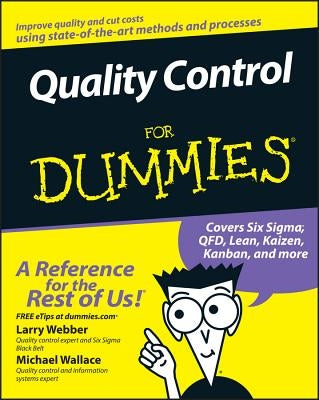 Quality Control for Dummies Paperback For Dummies