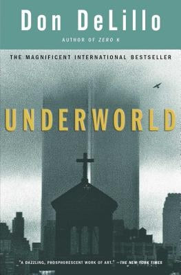 Paperback of Underworld by Scribner Book Company, with a cover featuring dark and moody artwork.