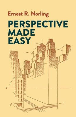 Paperback copy of Perspective Made Easy book by Dover Publications, featuring diagrams and illustrations on the cover.