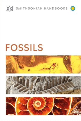 DK Publishing Fossils paperback book showing detailed illustrations and photographs of various fossils on the cover.