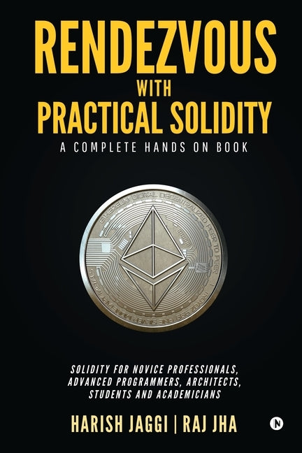 Paperback of "Rendezvous with Practical Solidity" book by Notion Press Media Pvt Ltd, showing the front cover with title and design.