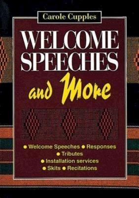 Welcome Speeches and More Paperback Abingdon Press