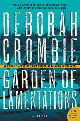 Paperback of Garden of Lamentations by William Morrow & Company, showing the book cover with dark, artistic design.