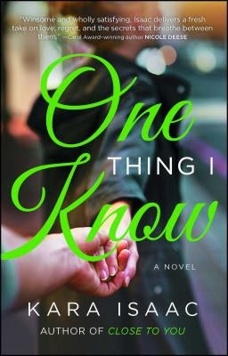 One Thing I Know Paperback Howard Books