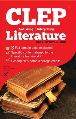 CLEP Analyzing and Interpreting Literature 2017 Paperback Xamonline.com