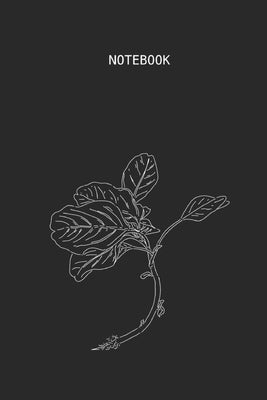Notebook: Notebook: Unlined Notebook - Large (6.14x 9.21 inches) - 100 Pages -- Black Cover Paperback Independently Published