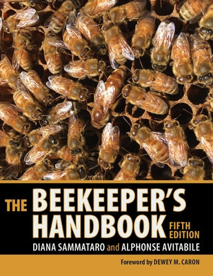 Paperback of The Beekeeper's Handbook by Comstock Publishing, showing the book's cover with bee illustrations and title text.