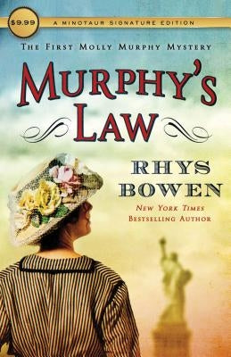 Paperback copy of Murphy's Law: A Molly Murphy Mystery by Minotaur Books, showing the front cover with title and author.