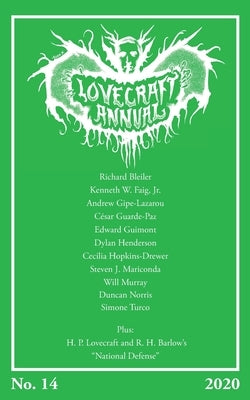 Lovecraft Annual No. 14 (2020) Paperback Hippocampus Press