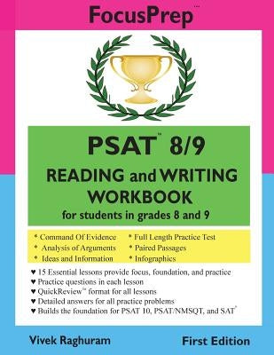 PSAT 8/9 READING and WRITING Workbook: for students in grades 8 and 9 Paperback Createspace Independent Publishing Platform