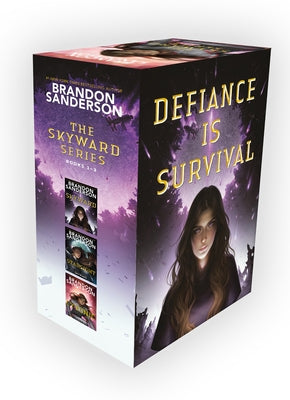 Skyward boxed set by Ember featuring three paperback novels: Skyward, Starsight, and Cytonic, with colorful cover art.