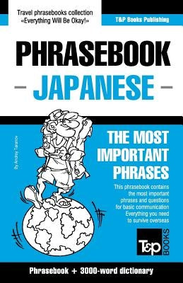 English-Japanese phrasebook and 3000-word topical vocabulary Paperback T&p Books
