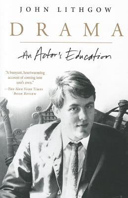 Cover of Drama: An Actor's Education book by Harper Perennial, featuring a theatrical scene illustration.