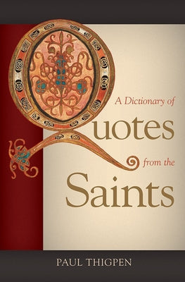 A Dictionary of Quotes from the Saints Paperback Tan Books