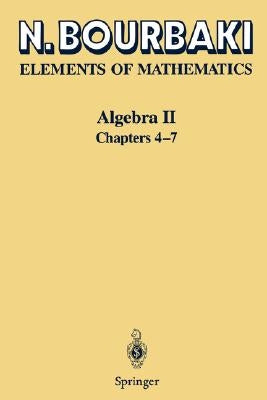 Algebra II: Chapters 4 - 7 Paperback Springer