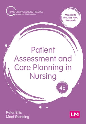 Paperback book titled "Patient Assessment and Care Planning in Nursing" by Learning Matters, featuring a cover with medical illustrations.