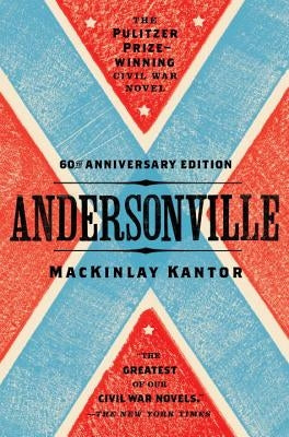 Paperback copy of Andersonville book by Plume Books featuring cover artwork with historical imagery and title text.