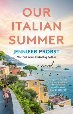 Cover image of "Our Italian Summer" paperback novel by Berkley Books, featuring a scenic summer Italian landscape.