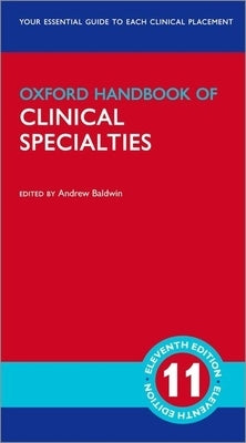 Paperback Oxford Handbook of Clinical Specialties by Oxford University Press, USA, showing the book cover with medical illustrations.