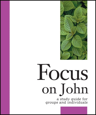 Focus on John: A Study Guide for Groups and Individuals Paperback Morehouse Education Resources