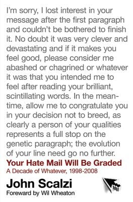 Your Hate Mail Will Be Graded Paperback Tor Books