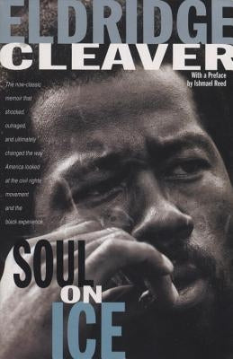 Paperback copy of "Soul on Ice" by Delta, featuring the book’s cover with bold typography and artistic design.