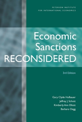 Economic Sanctions Reconsidered Paperback Peterson Institute for International Economic