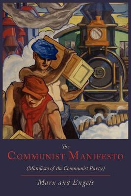 Paperback copy of The Communist Manifesto by Martino Fine Books, featuring the book cover with title and publisher details.
