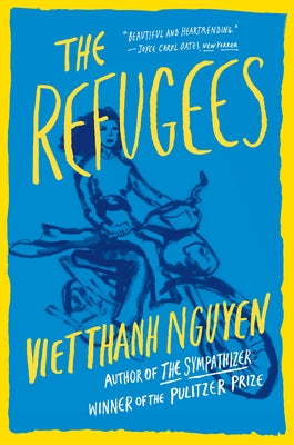 Paperback of "The Refugees" by Grove Press featuring a monochrome cover design with illustrative artwork.