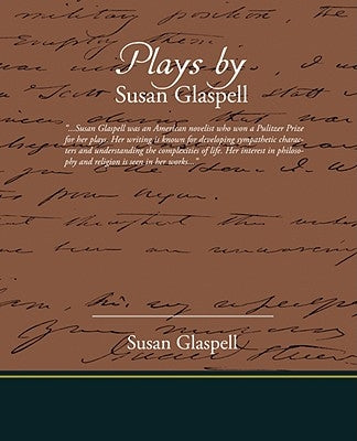 Plays by Susan Glaspell Paperback Book Jungle