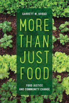 More Than Just Food: Food Justice and Community Change Volume 60 Paperback University of California Press