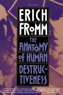 Book cover of "The Anatomy of Human Destructiveness" by Holt McDougal, featuring a detailed human skull illustration.