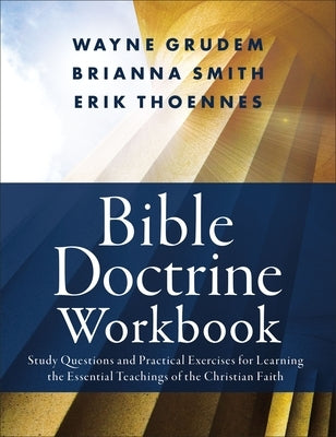 Zondervan Academic Bible Doctrine Workbook in paperback, featuring study questions and exercises on Christian faith teachings.
