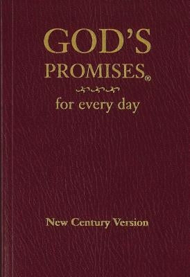 Paperback copy of God's Promises for Every Day by Thomas Nelson, featuring a cover with inspirational religious imagery.