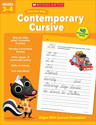 Scholastic Success with Contemporary Cursive Grades 2-4 Paperback Scholastic Teaching Resources