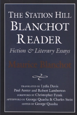 Station Hill Blanchot Reader Paperback Station Hill Press