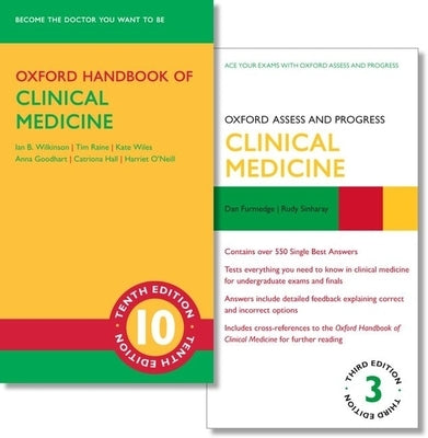 Oxford Handbook of Clinical Medicine 10e and Oxford Assess and Progress: Clinical Medicine 3e Paperback Oxford University Press, USA