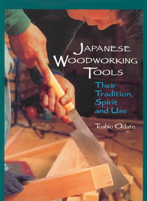 Paperback book titled "Japanese Woodworking Tools: Their Tradition, Spirit and Use" by Linden Publishing, featuring woodworking tools on the cover.