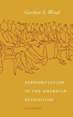 Paperback book titled "Representation in the American Revolution" by University of Virginia Press, with a historical cover design.