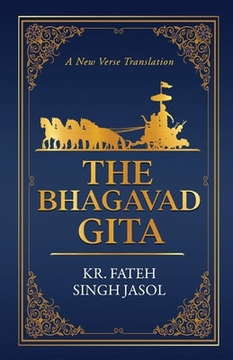 Paperback copy of The Bhagavad Gita: A New Verse Translation by Notion Press Media Pvt Ltd, showing the book cover with Sanskrit text.