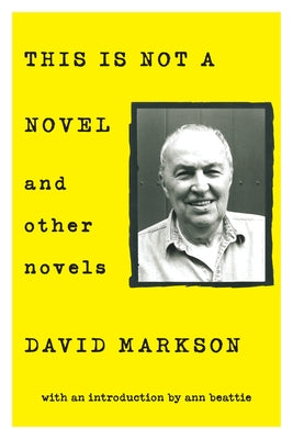 Paperback of "This Is Not a Novel and Other Novels" by Counterpoint LLC, showing the book cover with title and author details.