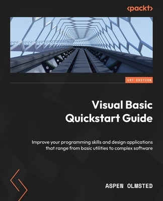 Paperback Visual Basic Quickstart Guide by Packt Publishing, showing the book cover with title and author details.