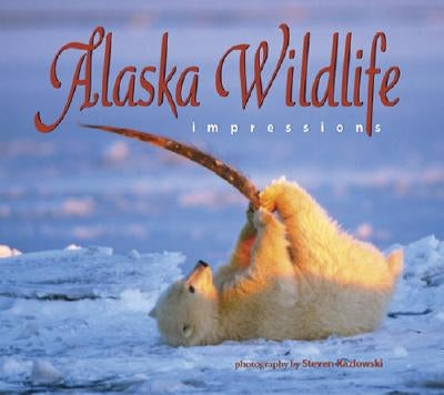 Alaska Wildlife Impressions paperback book by Farcountry Press showing wildlife illustrations on the cover.