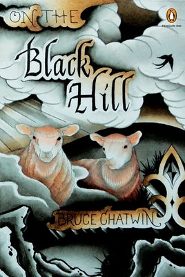 Paperback of "On the Black Hill" by Penguin Adult HC/TR, showing the book cover with dark landscape imagery.