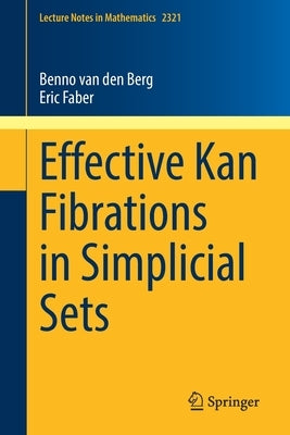 Effective Kan Fibrations in Simplicial Sets Paperback Springer
