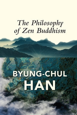 Paperback book titled "The Philosophy of Zen Buddhism" by Polity Press, showing the cover with Zen-inspired artwork.