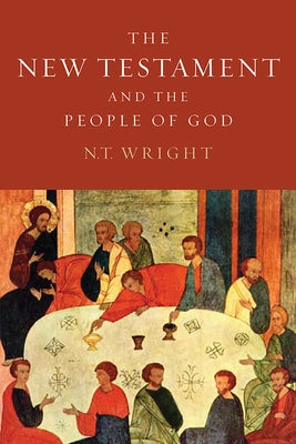 Book cover image of "The New Testament and the People of God" by Fortress Press, featuring a detailed biblical illustration.